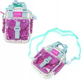 torebka-na-ramie-puffer-turkus-fioletowa