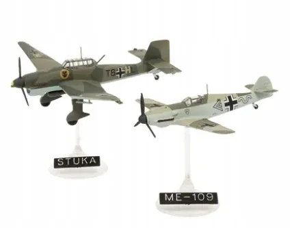 model-set-messerschmitt-bf109e-and-ju87b-stuka-stan-opakowania-oryginalne