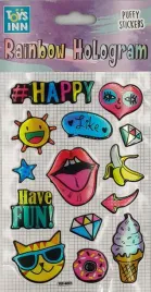 naklejki-rainbow-hologram-happy
