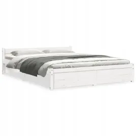 rama-lozka-biala-lite-drewno-140-x-190-cm