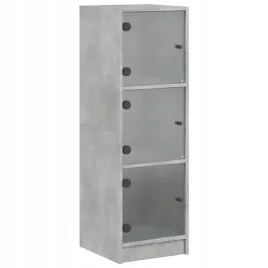 szafka-ze-szklanymi-drzwiami-szarosc-betonu-35x37x109-cm