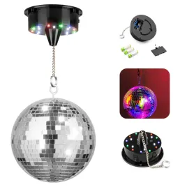 zestaw-kula-lustrzana-20cm-naped-bateryjny-z-diodami-led