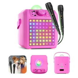 glosnik-karaoke-z-polkula-led-mikrofony-kar55p-fenton-rozowy