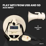 megafon-200w-meg150-vonyx-marka-ltc-audio-funkcje-wbudowany-mikrofon-odtwarzanie-plikow-audio-funkcja-powerbanku-tryb-glosnomowiacy-odbieranie-polaczen-odpornosc-na-zachlapanie-radio-fm-funkcja-karaoke-brak