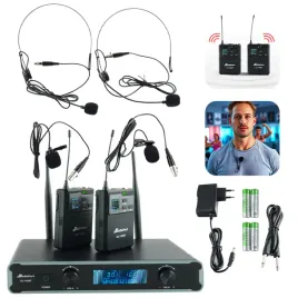 zestaw-mikrofonow-bezprzewodowych-uhf-2x-naglowny-2x-krawatowy-2x-bodypac