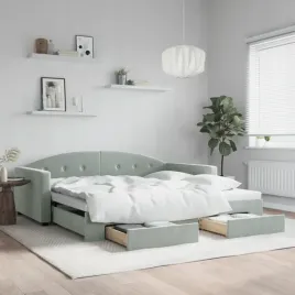 vidaxl-sofa-rozsuwana-z-szufladami-jasnoszara-100x200-cm-aksamit