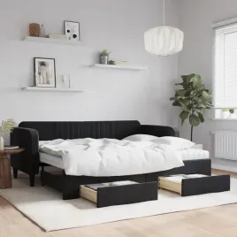 vidaxl-sofa-rozsuwana-z-szufladami-czarna-90x200-cm-aksamit