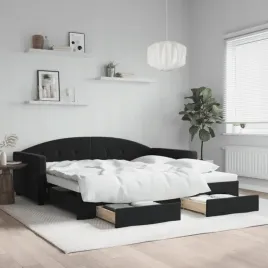 vidaxl-sofa-rozsuwana-z-szufladami-czarna-100x200-cm-aksamit