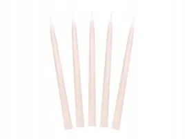swieca-stozkowa-matowa-nude-24cm-10szt