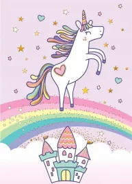 karnet-b8-mini-unicorn-tecza