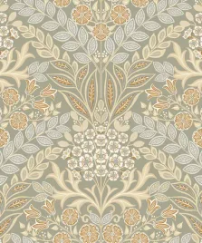 tapeta-roslinna-stylowa-ornament-roslinny-na-flizelinie-zmywalna-flizelina