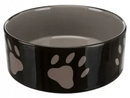 trixie-miska-ceramiczna-czarna-w-szare-lapki-14l-20cm-tx-24533