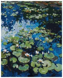 malowanie-po-numerach-lilie-wodne-40-x-50-cm