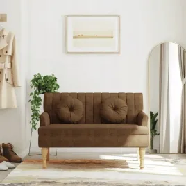 vidaxl-lawka-z-poduszkami-brazowa-113x645x755-cm-sztuczny-zamsz
