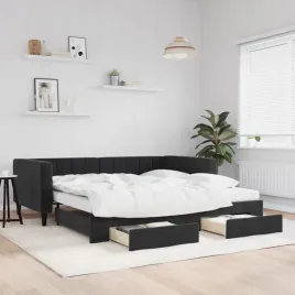 vidaxl-sofa-rozsuwana-z-szufladami-czarna-100x200-cm-aksamit