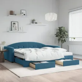 vidaxl-sofa-rozsuwana-z-szufladami-niebieska-100x200-cm-aksamit