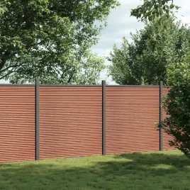 vidaxl-panel-ogrodzeniowy-brazowy-353x186-cm-wpc