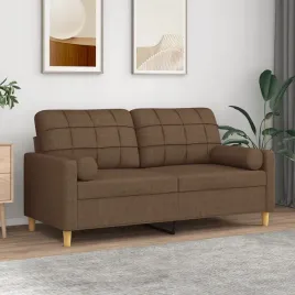 vidaxl-2-osobowa-sofa-z-poduszkami-brazowa-140-cm-tkanina