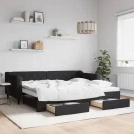 vidaxl-sofa-rozsuwana-z-szufladami-czarna-90x200-cm-tkanina