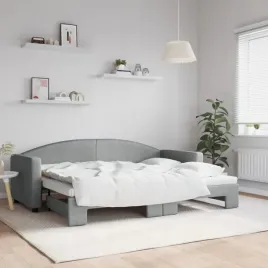 vidaxl-lezanka-rozsuwana-jasnoszara-80x200-cm-tkanina