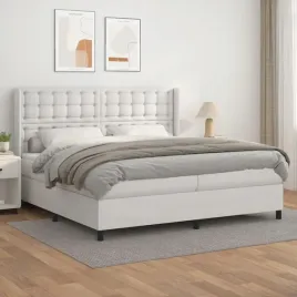 vidaxl-lozko-kontynentalne-z-materacem-biale-ekoskora-200x200-cm