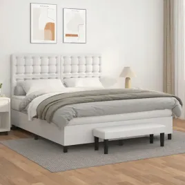 vidaxl-lozko-kontynentalne-z-materacem-biale-ekoskora-180x200-cm