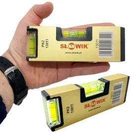 poziomica-kieszonkowa-mala-14cm-zlota-slowik-pk2-13011-poziomnica-anodowana