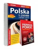 polska-atlas-samochodowy-pierwsza-pomoc-1-250-000