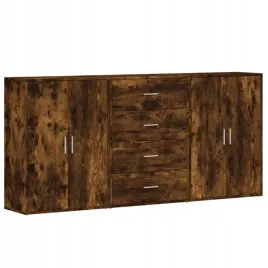 szafki-3-szt-przydymiony-dab-60x31x84-cm