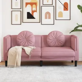 vidaxl-sofa-2-osobowa-z-poduszkami-rozowa-aksamit