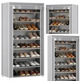 organizer-8-poziomowy-na-buty-oslona-szara