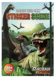 ksiazka-z-naklejkami-a4-dino