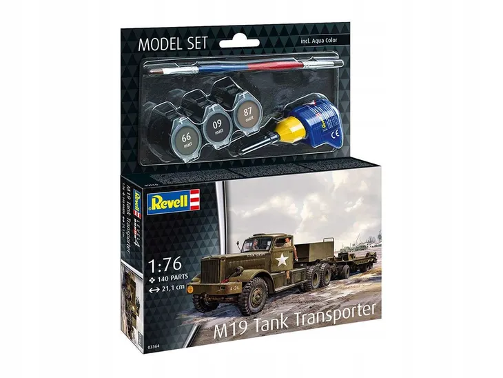 model-set-m19-tank-transporter-wydawnictwo-revell