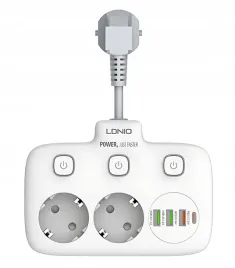 ldnio-listwa-zasilajaca-2-gniazda-ac-3x-usb-usb-c