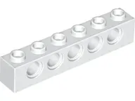 lego-3894-bialy-389401-technic-klocek-1x6-z-otworami-1-szt-nowy