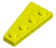 lego-41769-fluor-zolty-6371440-klin-plytka-4x2-prawe-szt-nowy