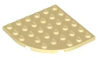 lego-6003-piaskowy-6056484-plytka-okragla-naroznik-6x6-szt-nowy