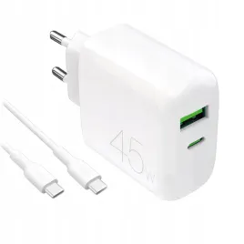 ladowarka-puro-daily-prolite-45w-usb-c-usb-a-pd-kablem-usb-c-12m-biala