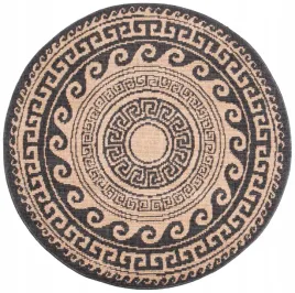 dywan-zewnetrzny-okragly-na-balkon-taras-plasko-tkany-80cm-boho-solidny