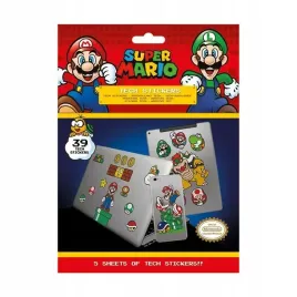 naklejki-pyramid-ts7405-super-mario-mushroom-kingdom-39-sztuk