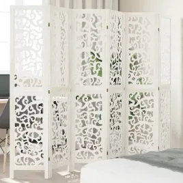 vidaxl-parawan-pokojowy-6-panelowy-bialy-lite-drewno-paulowni