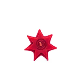 swieca-z-wosku-pszczelego-gwiazdka-zdobiona-czerwona