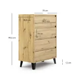 borg-komoda-4s-70-dab-artisan-wysokosc-mebla-99-4-cm