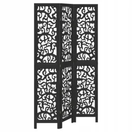 parawan-pokojowy-3-panelowy-czarny-lite-drewno