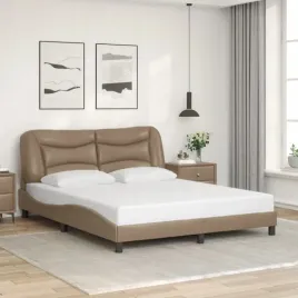 vidaxl-rama-lozka-z-zaglowkiem-cappuccino-160x200-cm-sztuczna-skora