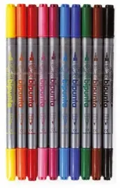 pisaki-dwustronne-10-kolorow-fibracolor