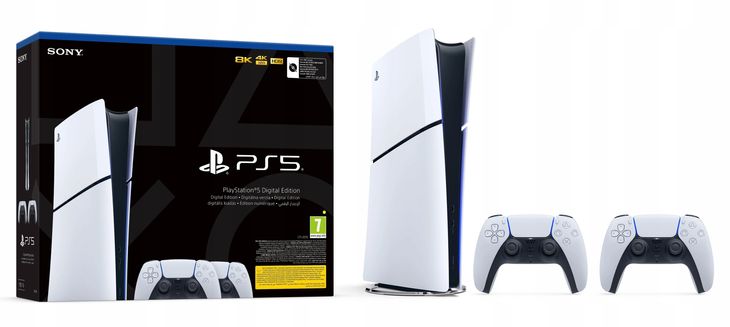 Konsola SONY Playstation 5 Digital D Chassis + dodatkowy pad DualSense PS5
