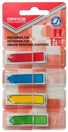 zakladki-indeksujace-strzalka-office-products-pp-12x43mm-blister-mix-koloro