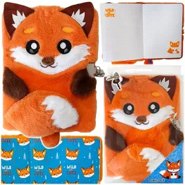 pamietnik-z-klodka-3d-wlochacz-pluszowy-notes-a5-96-kartek-linia-lisek-fox
