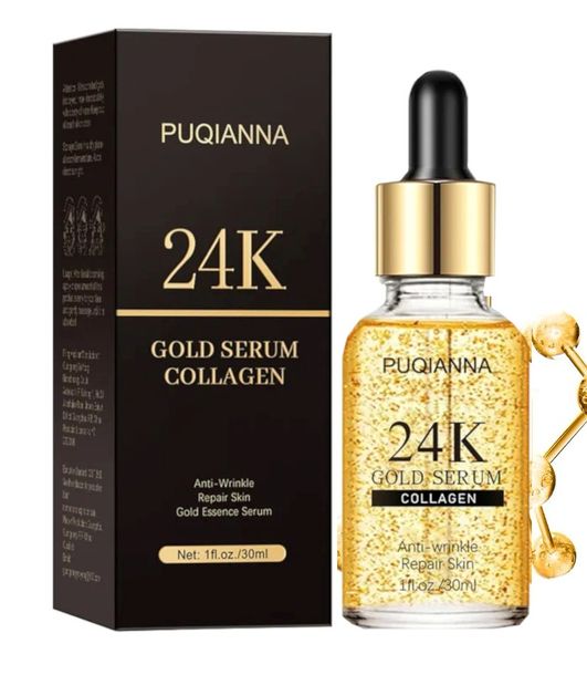 ﻿GOLD SERUM KREM DO TWARZY 24K ZŁOTO + KOLAGEN Z KWASEM TRANEKSAMOWYM